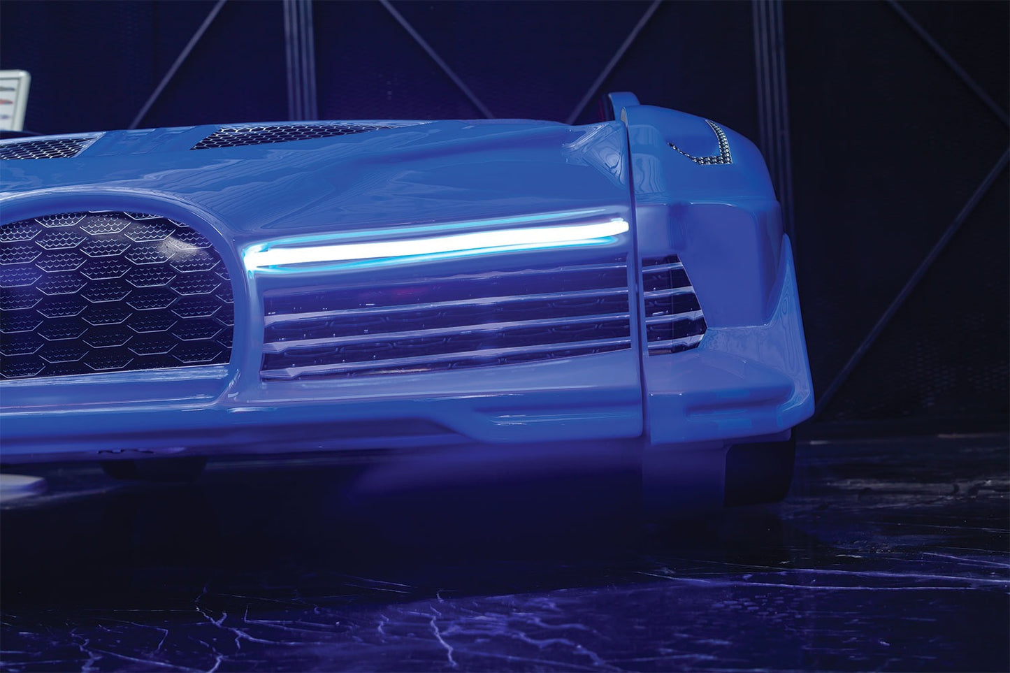 Blue Race Car - Majestic Beds 