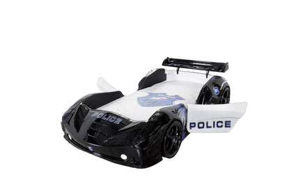 Kids’ Police Car Bed with LED Lights & Opening Doors (Copy) - Majestic Beds