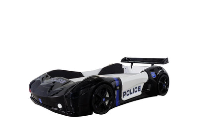 Kids’ Police Car Bed with LED Lights & Opening Doors (Copy) - Majestic Beds