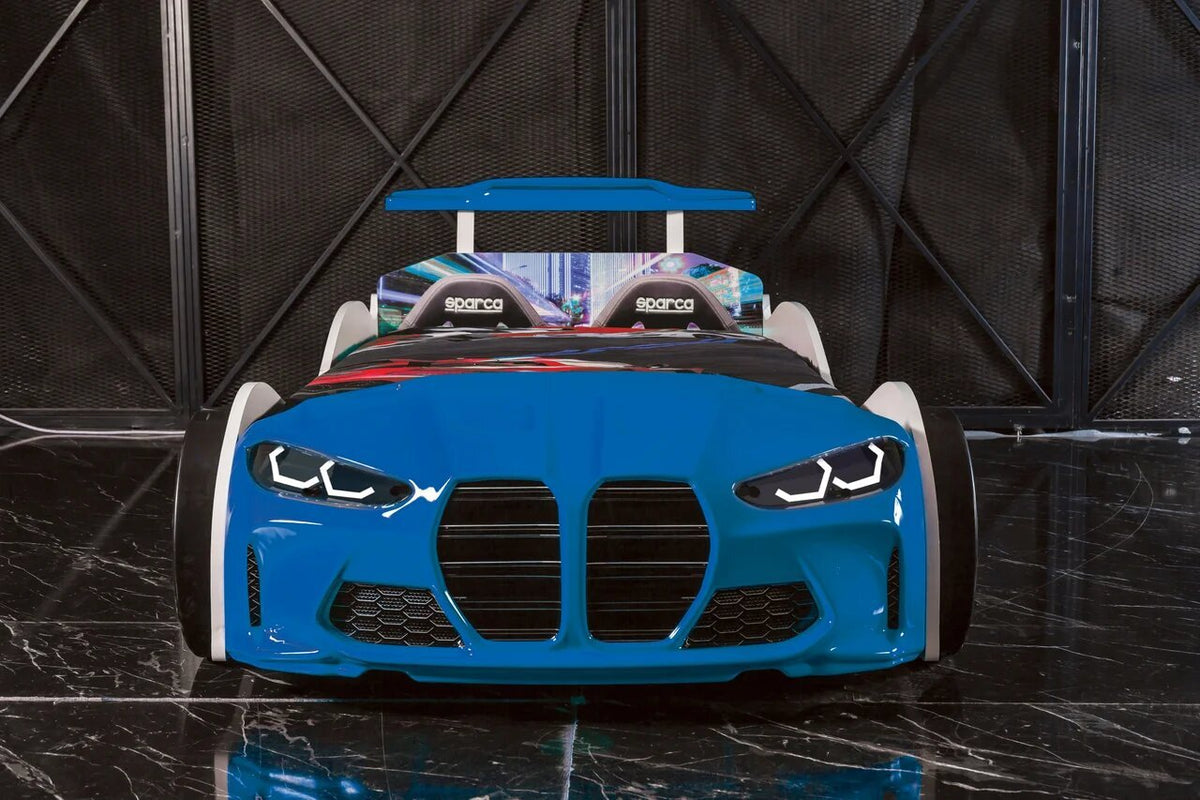 Sports Car Bed Blue - Majestic Beds