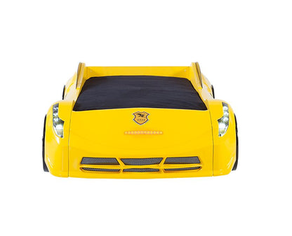 Yellow Ferrari Race Car Bed for Kids - Majestic Beds